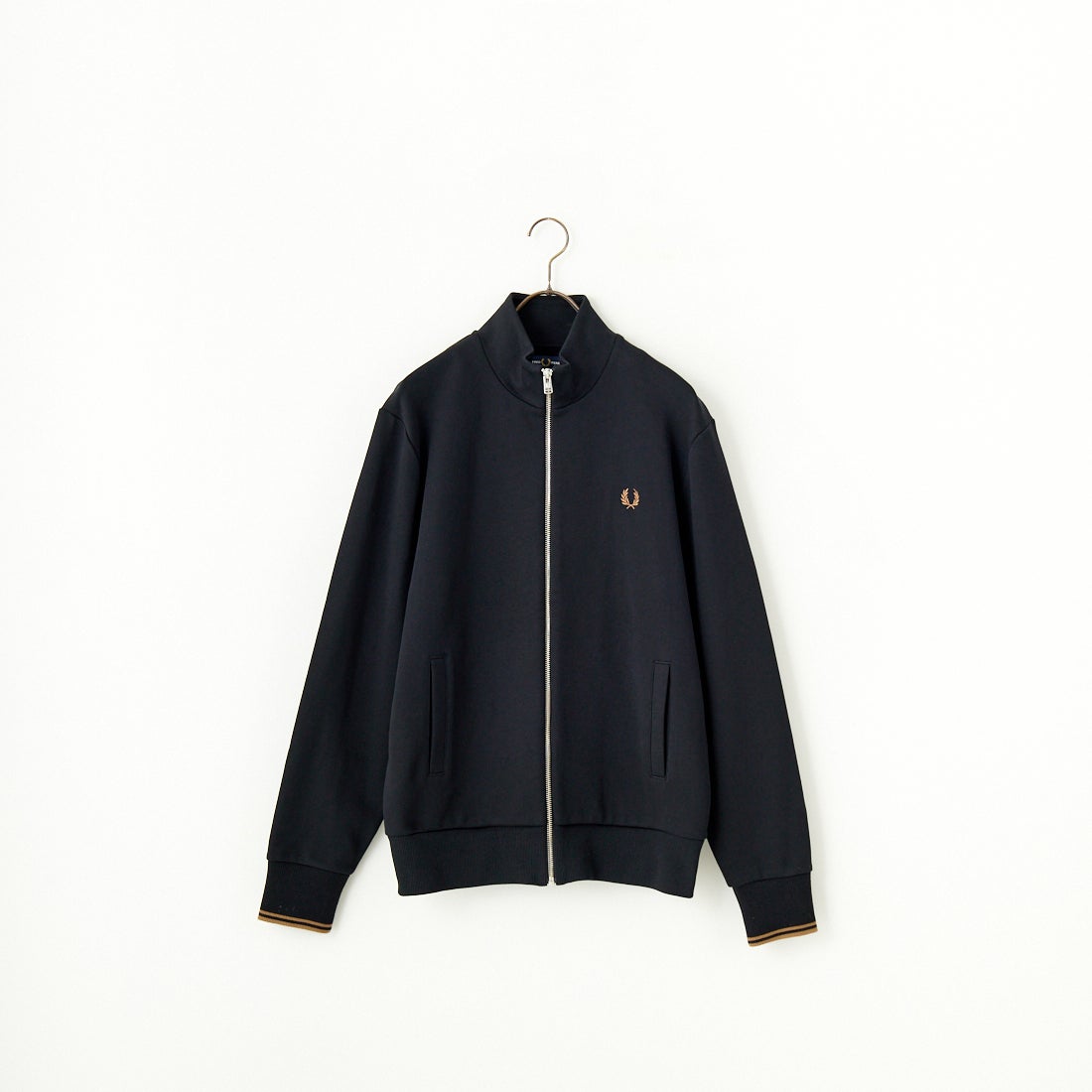 FRED PERRY [フレッドペリー] ジップスルースウェット [J1327] 102 BLACK