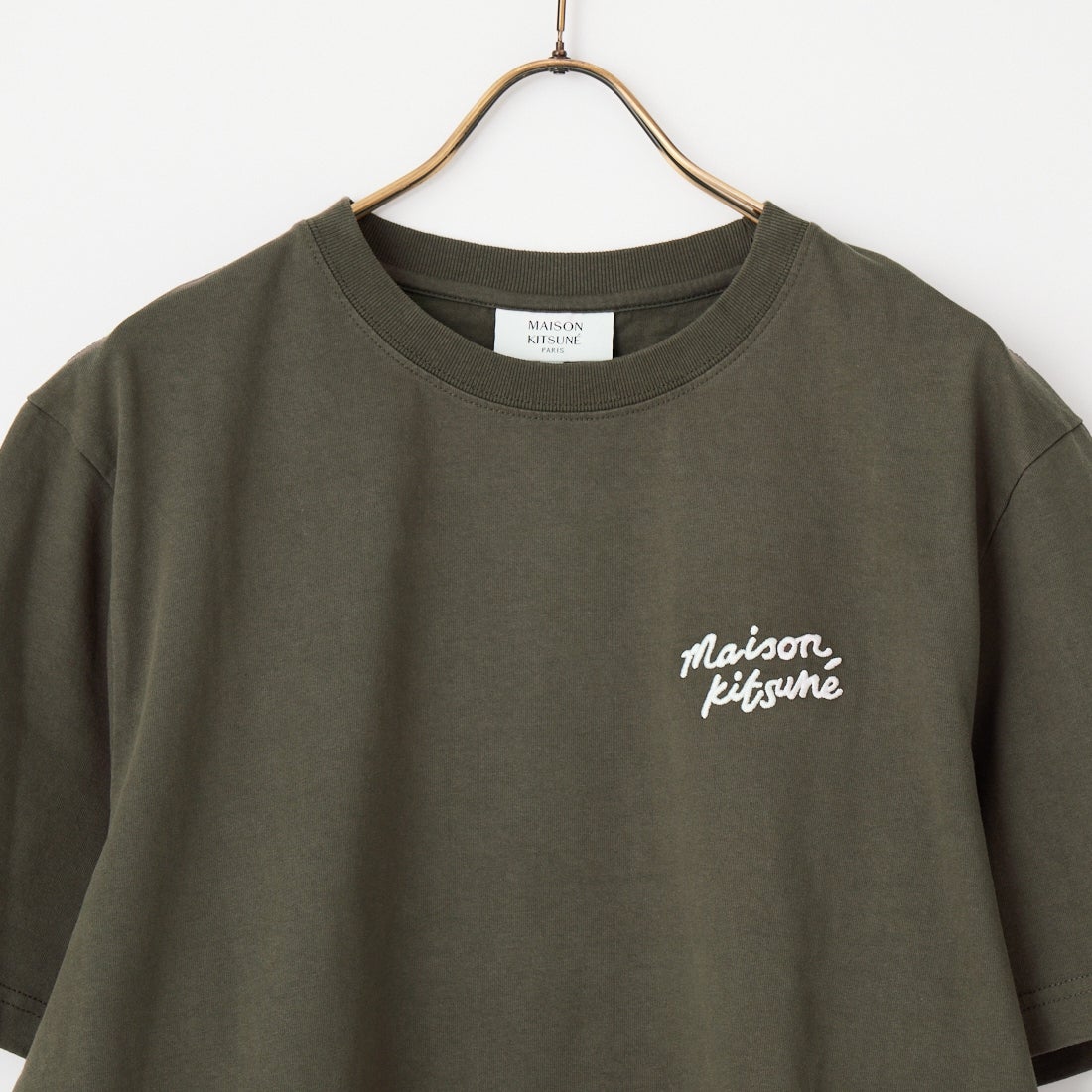 MAISON KITSUNE [メゾン キツネ] ハンドライティング コンフォートTシャツ [MM00126KJ7025] 0453 BELUG