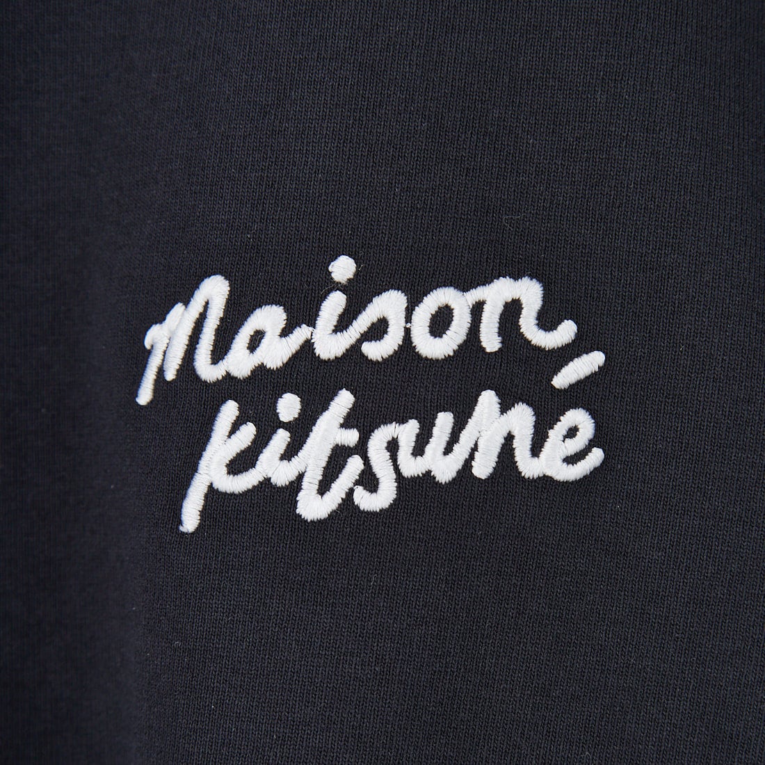 MAISON KITSUNE [メゾン キツネ] ハンドライティング コンフォートTシャツ [MM00126KJ7025]O197 BK/WH