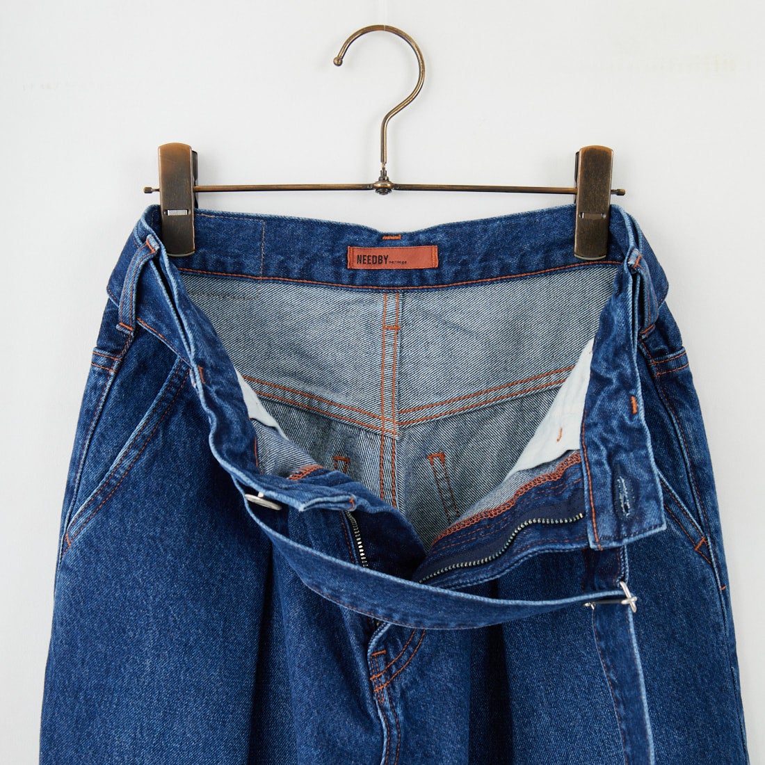 NEEDBY heritage [ニードバイヘリテージ] FRED スーパーワイドデニム [N1C202537IDB] I-DK BLUE