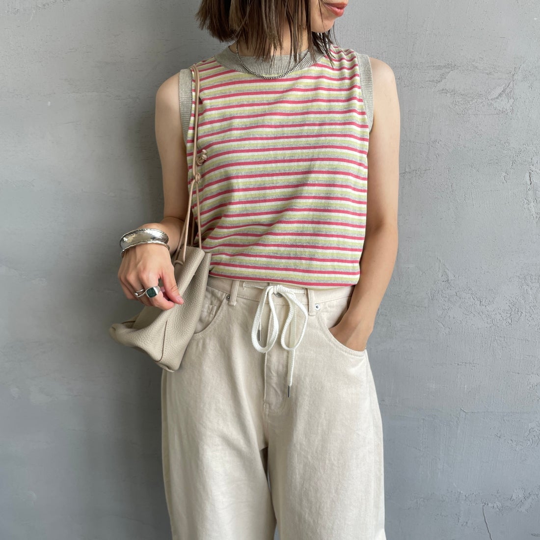 GREY&&モデル身長：158cm 着用サイズ：F&&