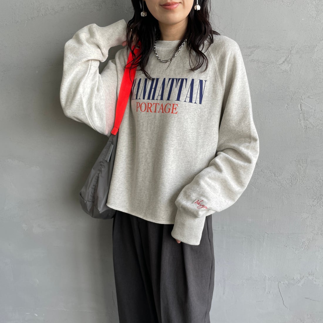 OATMEAL&&モデル身長：160cm 着用サイズ：F&&