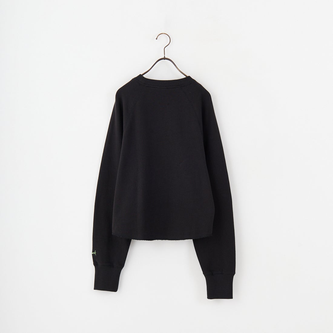 MANHATTAN PORTAGE [マンハッタンポーテージ] 別注 ロゴプリント カットオフスウェット [25FWMP-INL016-JF] BLACK