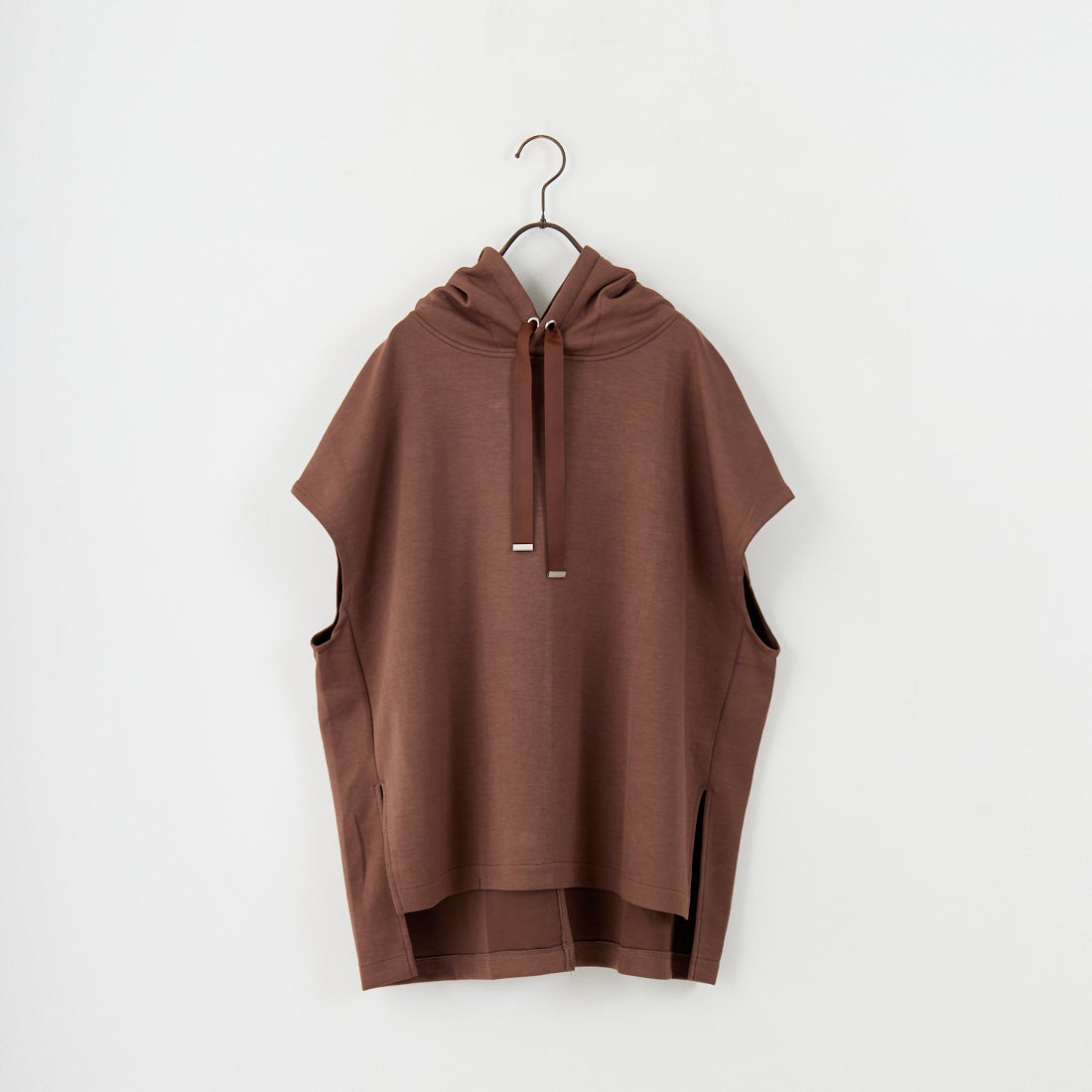 Maison de L'allure [メゾン ドゥ ラリュール] ダンボールフーディベスト [M25132003] 28 BROWN