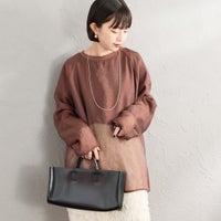 28 BROWN&&モデル身長：150cm 着用サイズ：F&&