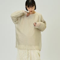 22 BEIGE&&モデル身長：150cm 着用サイズ：F&&