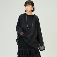 09 BLACK&&モデル身長：150cm 着用サイズ：F&&