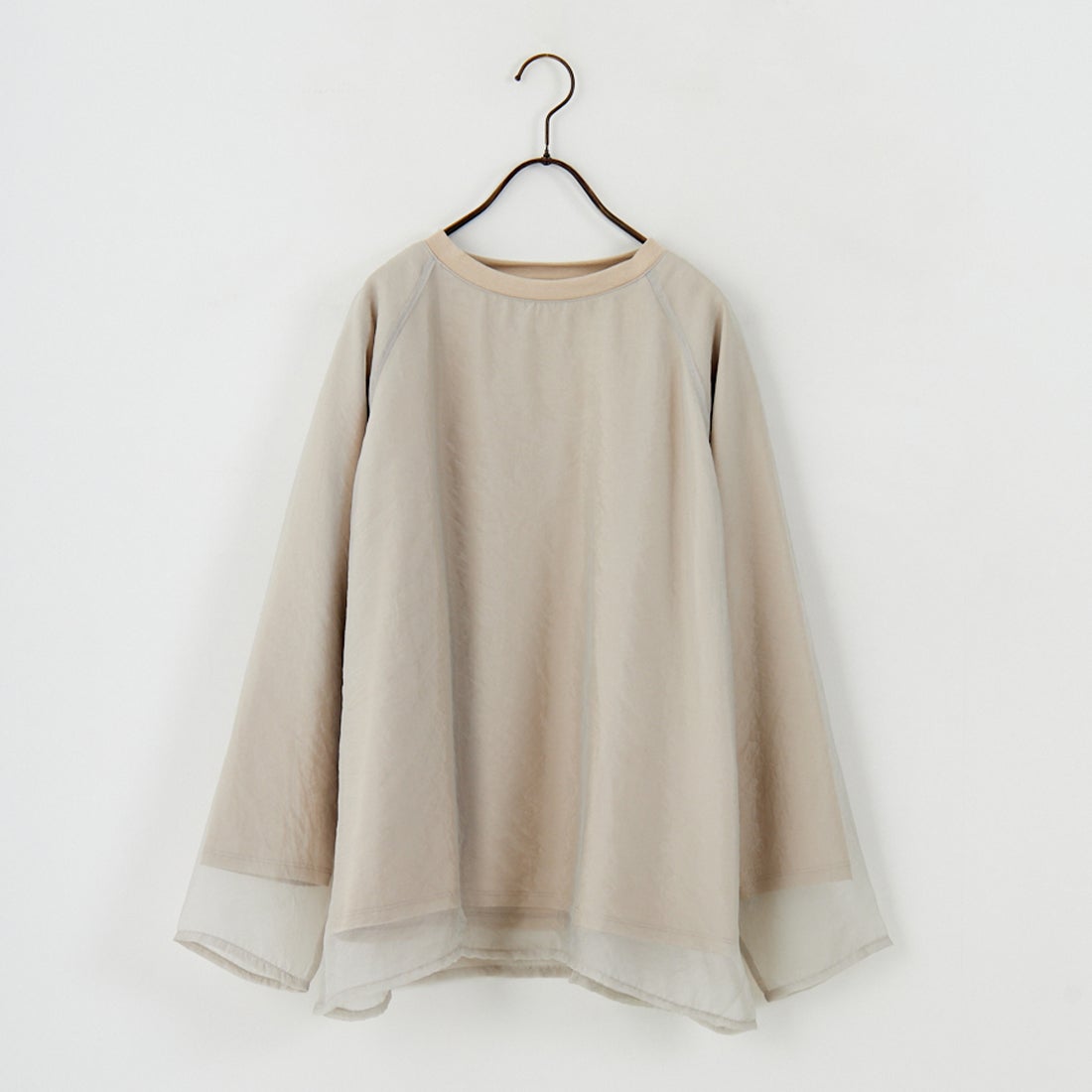 nenom [ネノム] ラグランシアーレイヤードTシャツ [NE25132014] 22 BEIGE