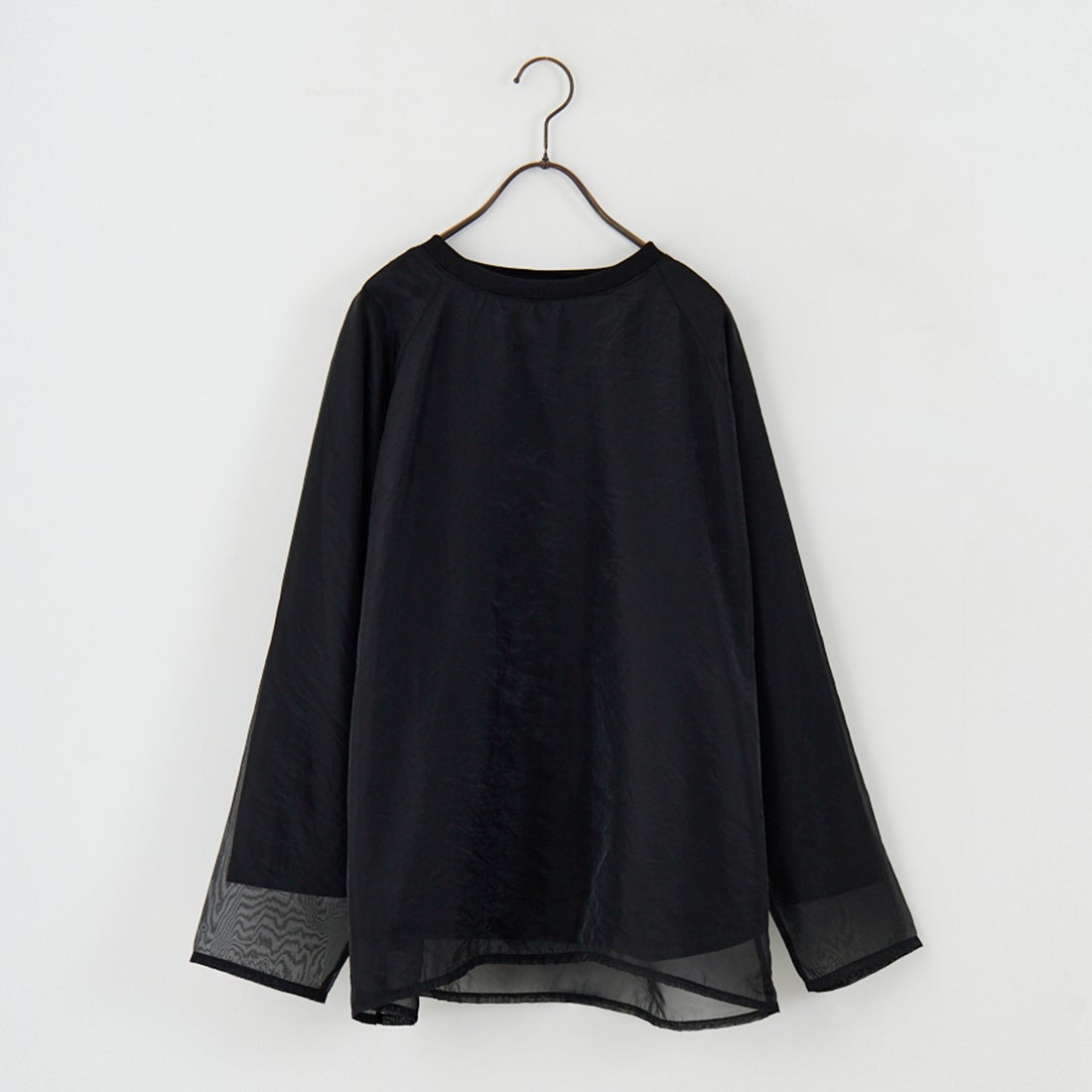 nenom [ネノム] ラグランシアーレイヤードTシャツ [NE25132014] 09 BLACK