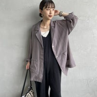 07 GRAY&&モデル身長：150cm 着用サイズ：F&&