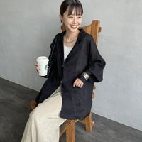 09 BLACK&&モデル身長：150cm 着用サイズ：F&&