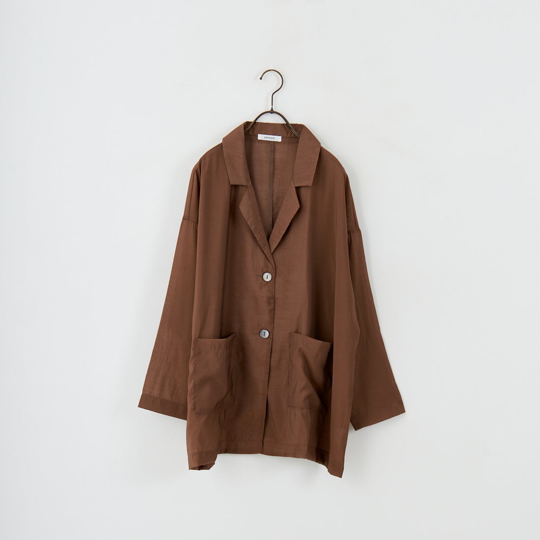 nenom [ネノム] シアーテーラードジャケット [NE25132082] 28 BROWN