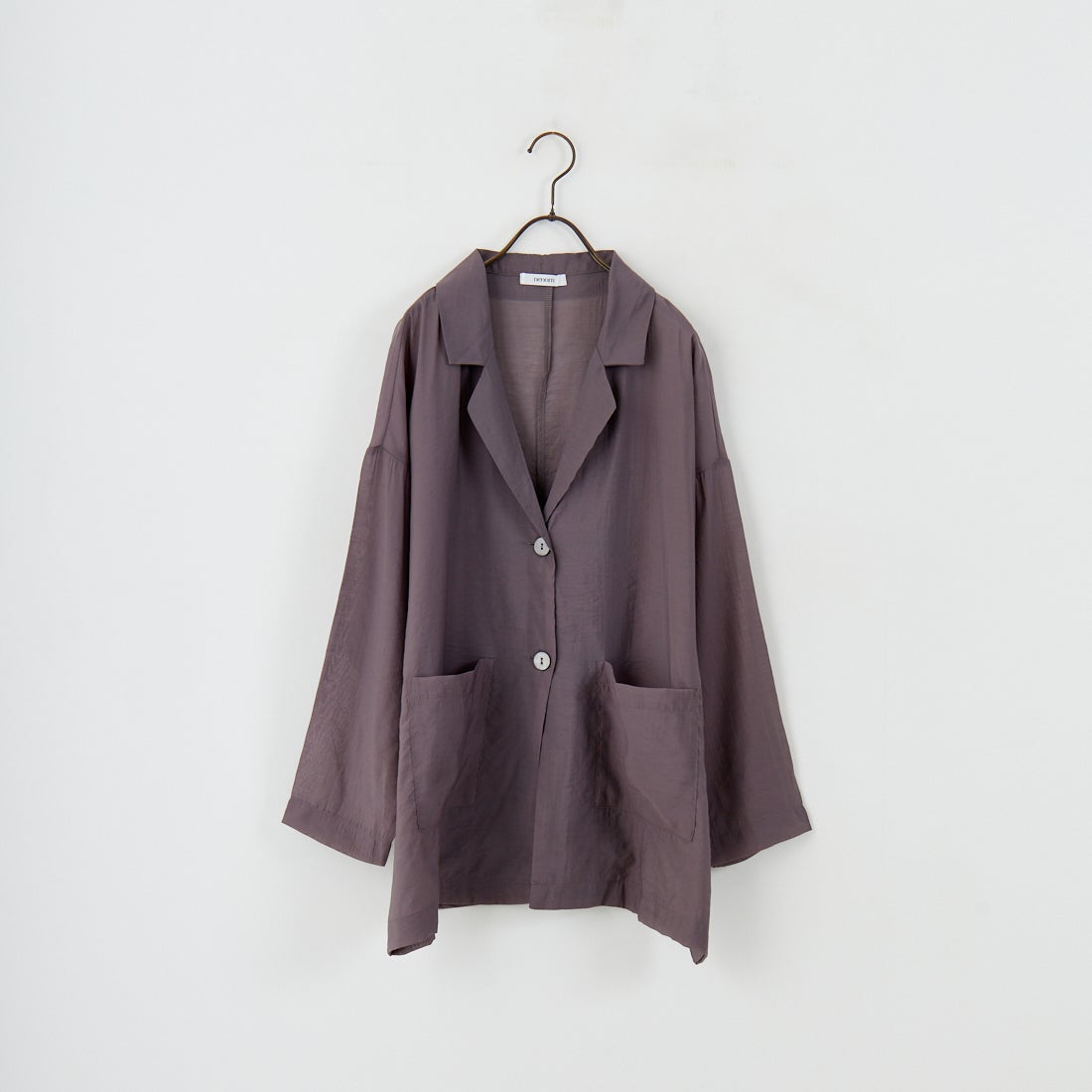 nenom [ネノム] シアーテーラードジャケット [NE25132082] 07 GRAY