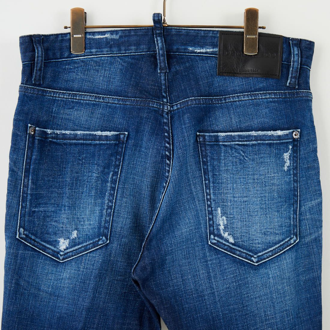 Dsquared2 [ディースクエアード] トラックデニムパンツ [74KB1081-30010] 470 NAVY