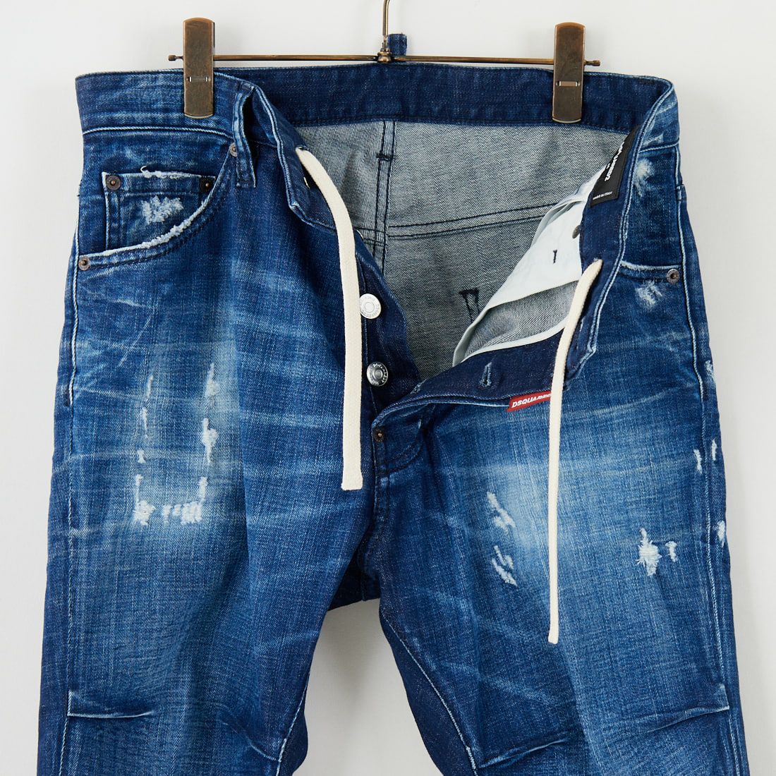 Dsquared2 [ディースクエアード] トラックデニムパンツ [74KB1081-30010] 470 NAVY