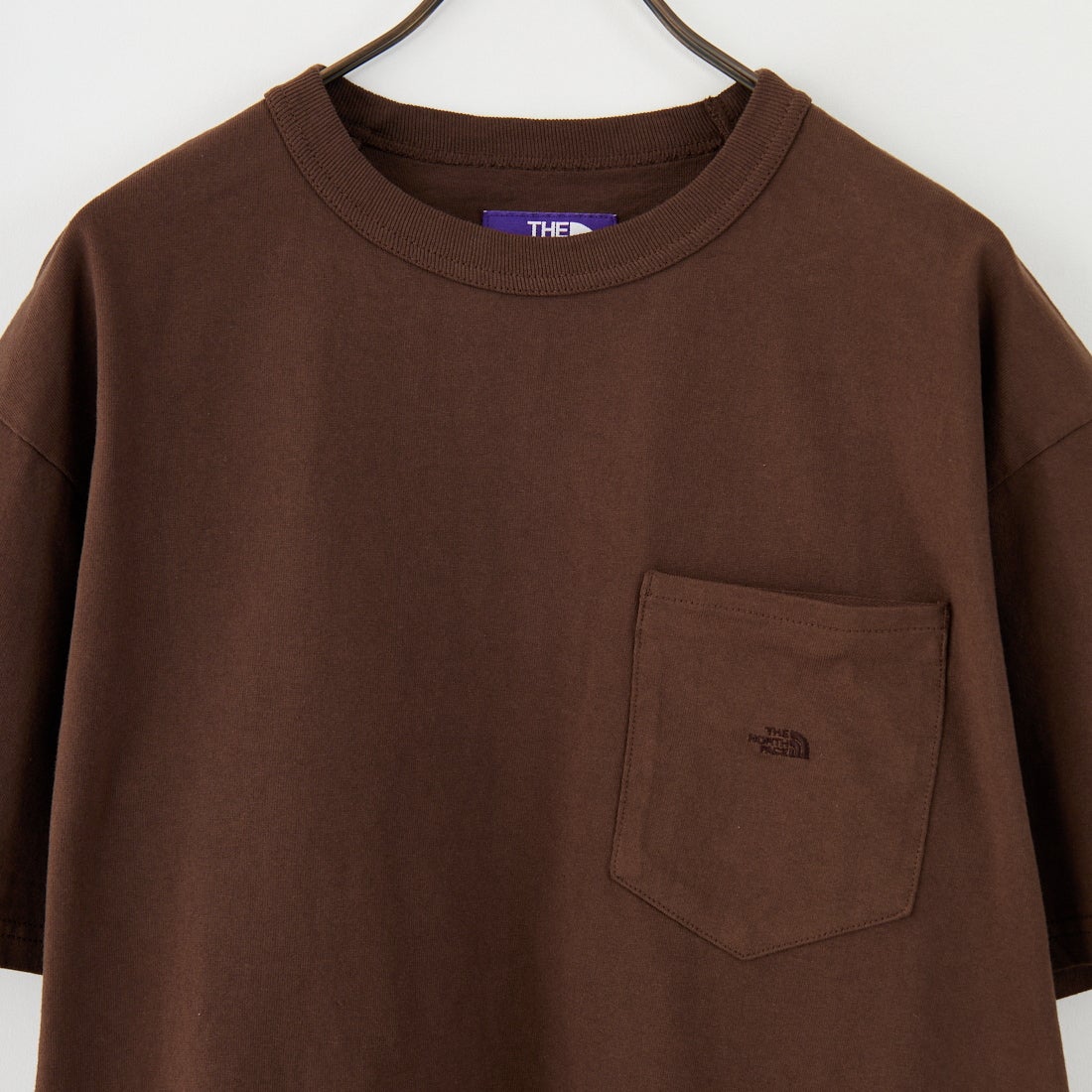 THE NORTH FACE PURPLE LABEL [ザ ノースフェイス パープルレーベル] 8オンスフィールドポケットTシャツ [N25FT064] BR BROWN