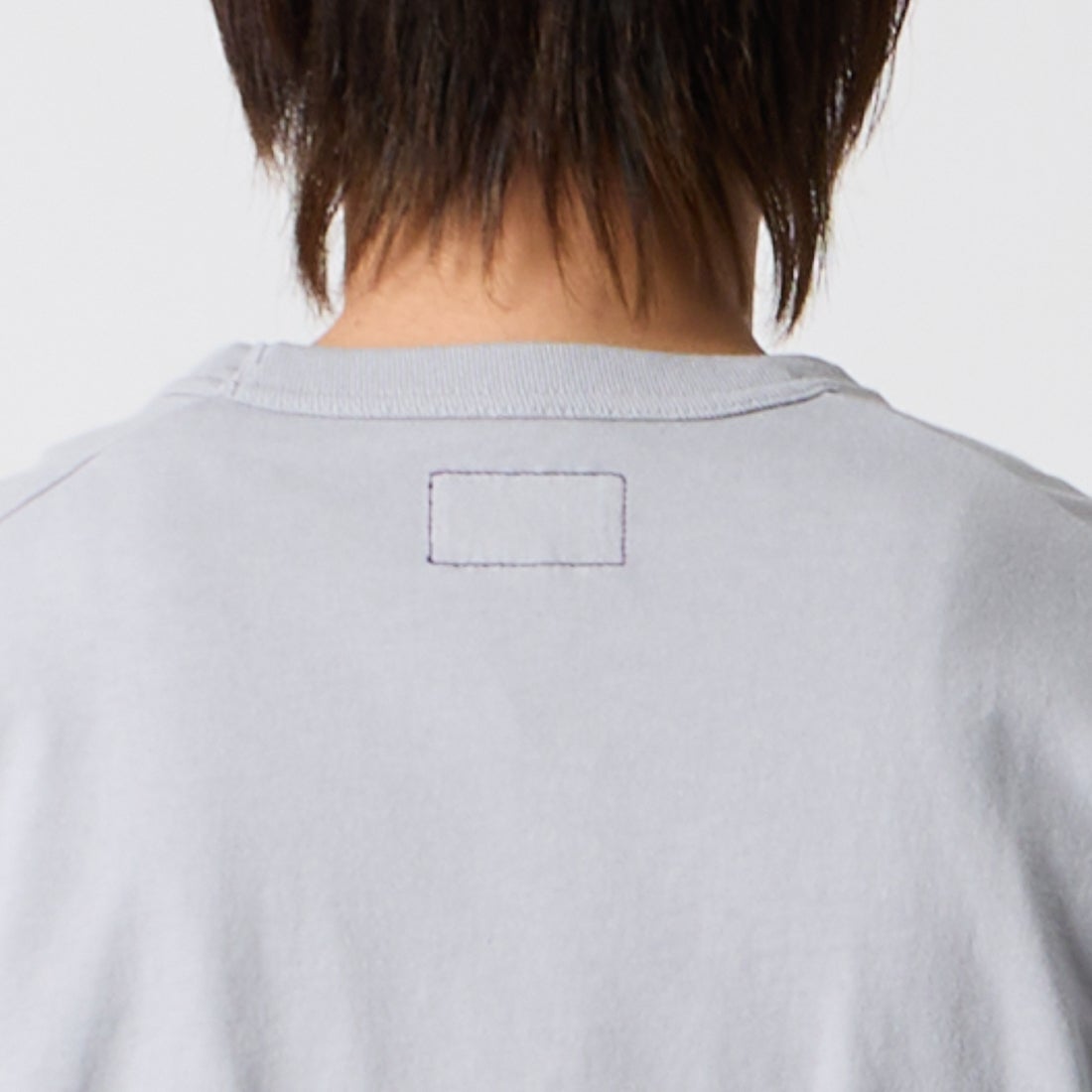 THE NORTH FACE PURPLE LABEL [ザ ノースフェイス パープルレーベル] 8オンスフィールドポケットTシャツ [N25FT064] LH LIGHT G &&モデル身長：177cm 着用サイズ：M&&