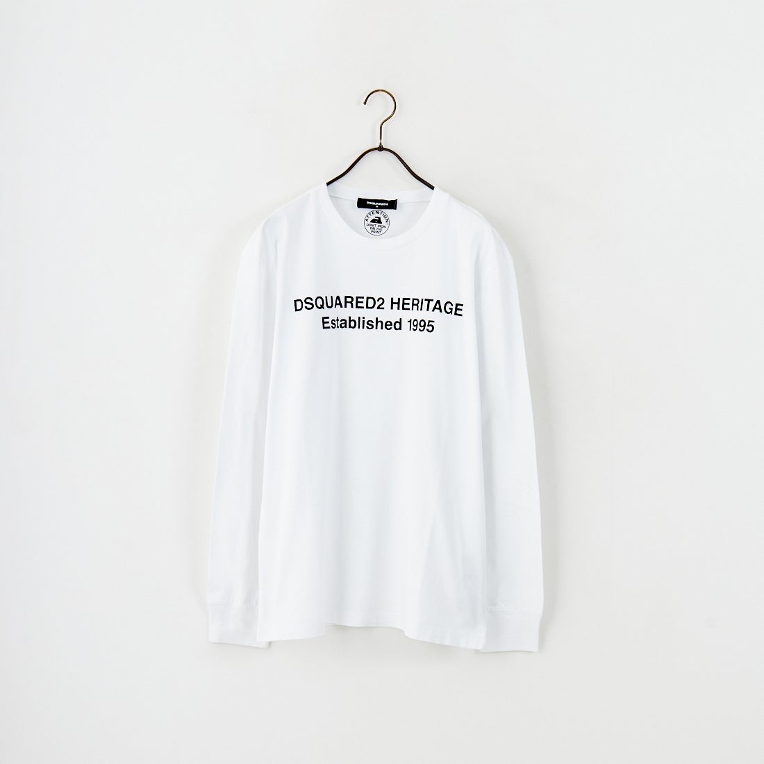 Dsquared2 [ディースクエアード] レギュラーフィットロングスリーブTシャツ [74GD1480-20020] 100 WHITE