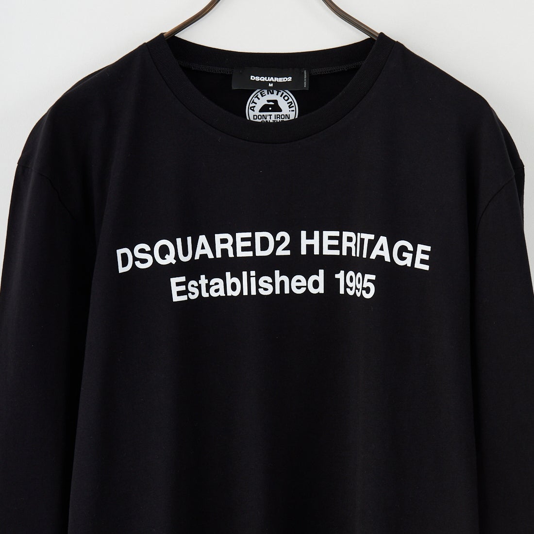 Dsquared2 [ディースクエアード] レギュラーフィットロングスリーブTシャツ [74GD1480-20020] 900 BLACK