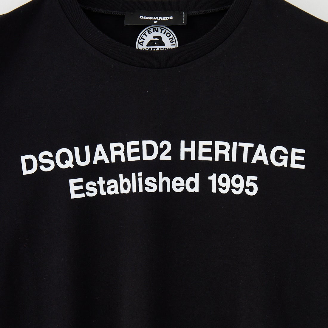Dsquared2 [ディースクエアード] レギュラーフィットロングスリーブTシャツ [74GD1480-20020] 900 BLACK