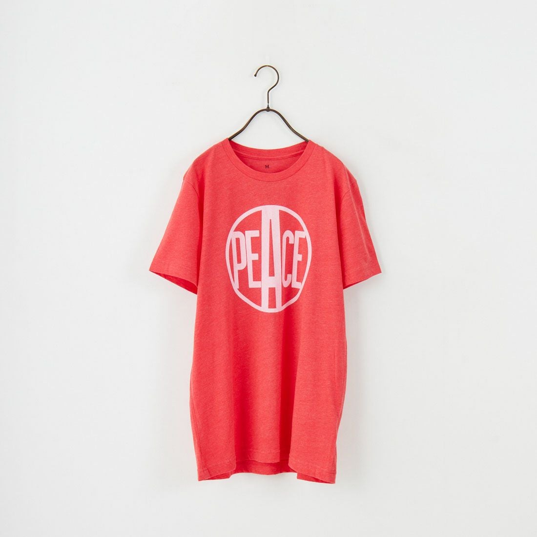 BLUESCENTRIC [ブルースセントリック] ウッドストック ピースロゴTシャツ [BLC1100014] H.RED