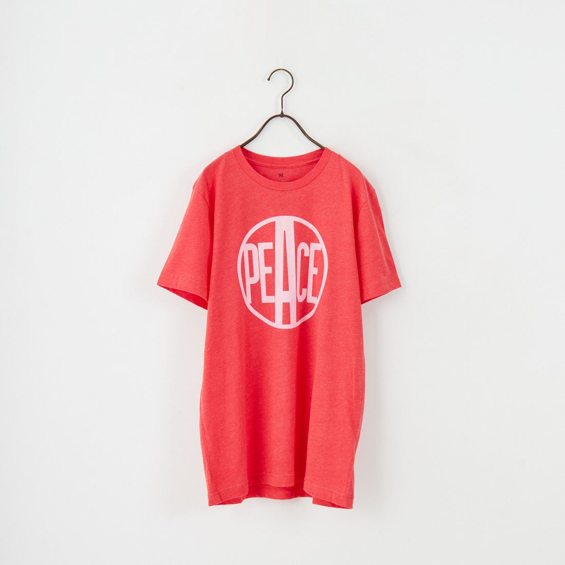 BLUESCENTRIC [ブルースセントリック] ウッドストック ピースロゴTシャツ [BLC1100014] H.RED