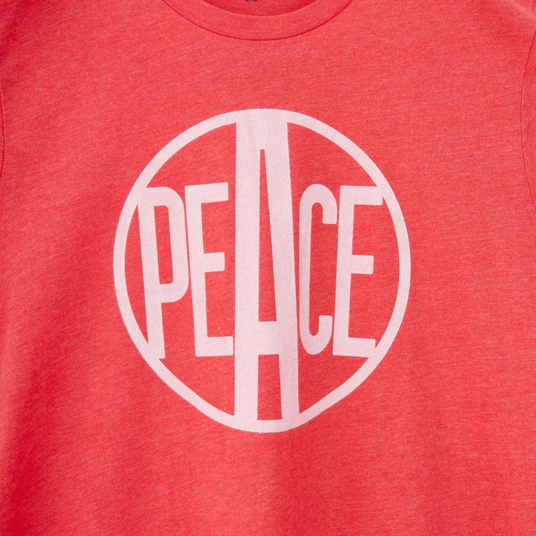 BLUESCENTRIC [ブルースセントリック] ウッドストック ピースロゴTシャツ [BLC1100014] H.RED