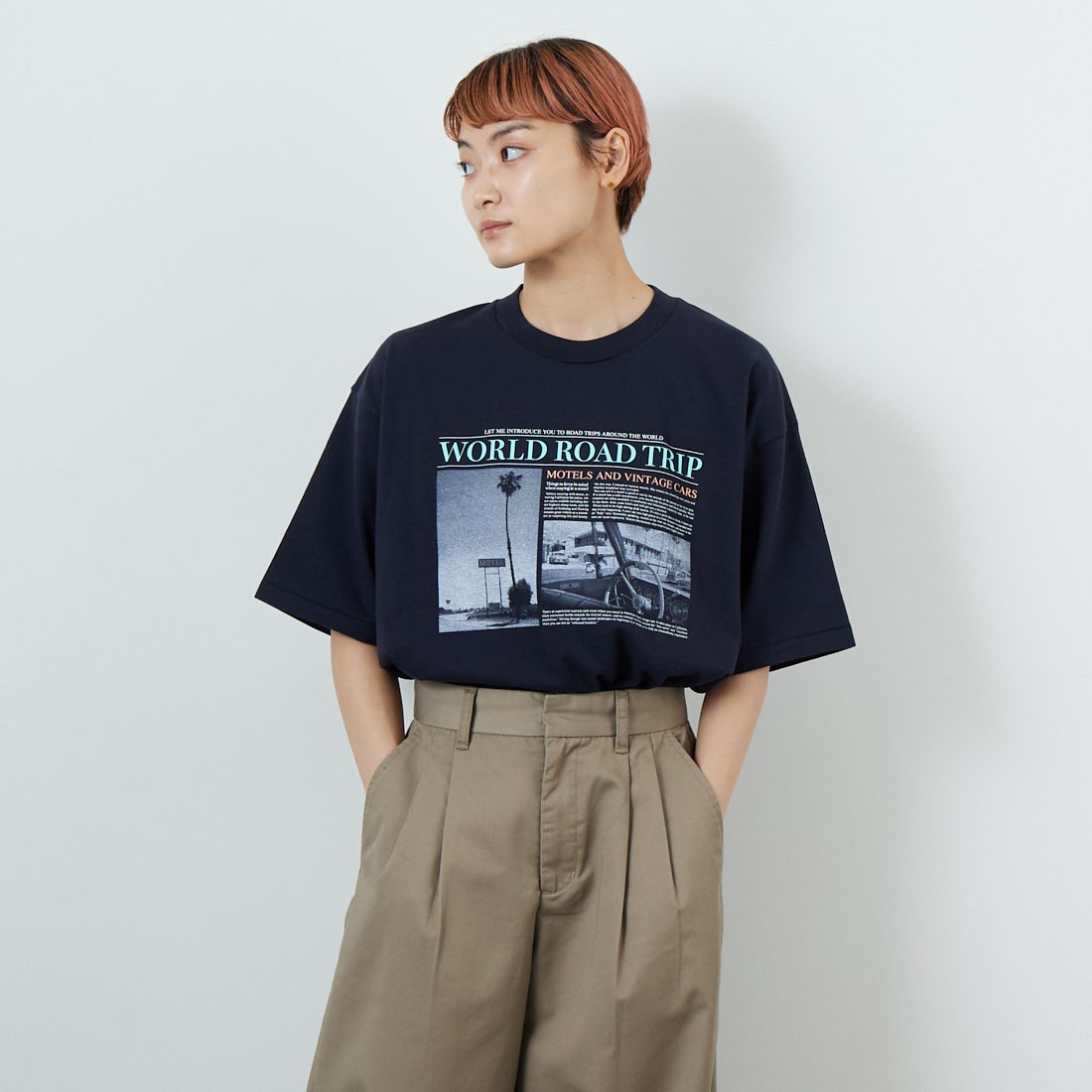 B NAVY&&モデル身長：160cm 着用サイズ：F&&