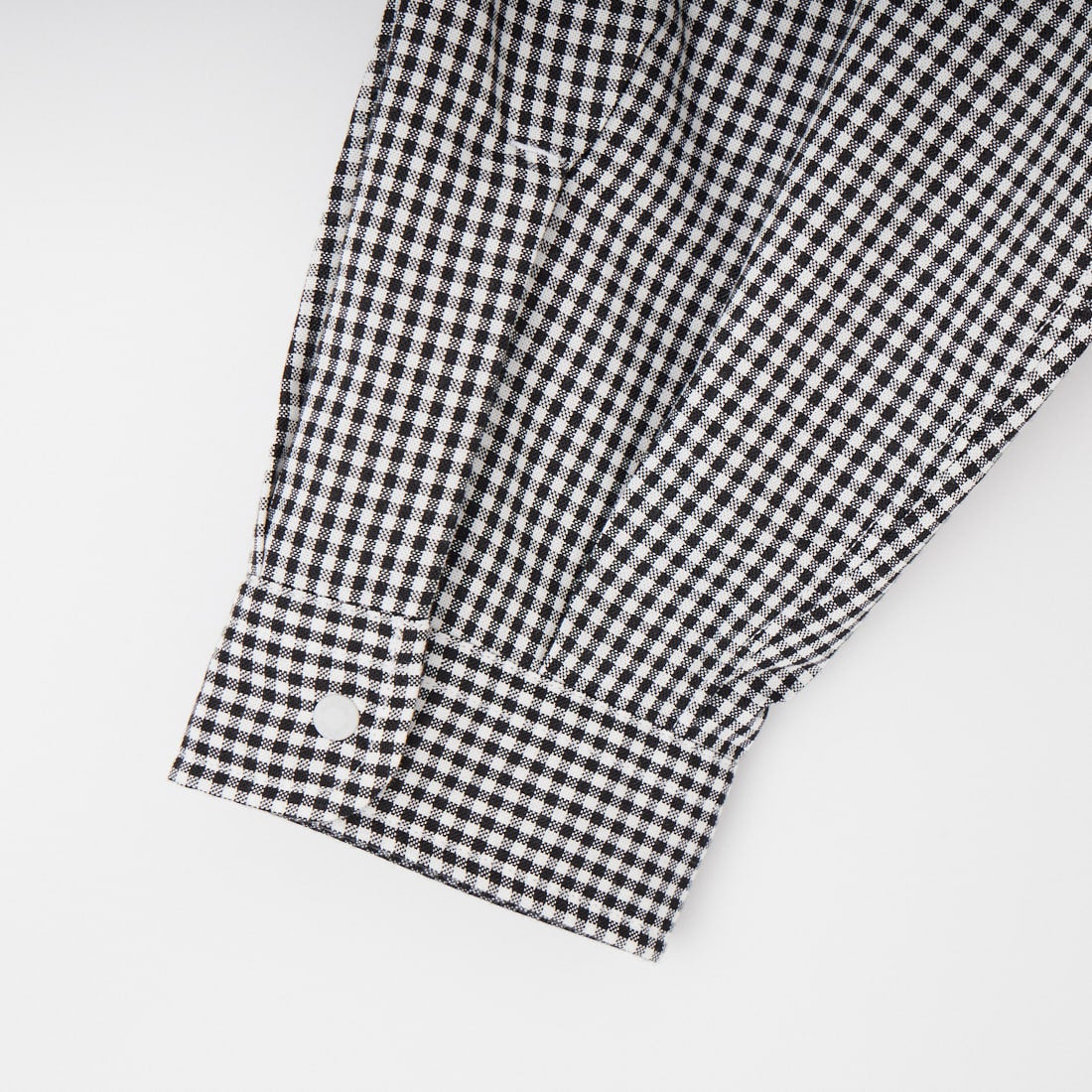 DANTON [ダントン] ドットボタン レギュラーカラー ストライプロングスリーブシャツ [DT-B0391POD] BLACK GNGM