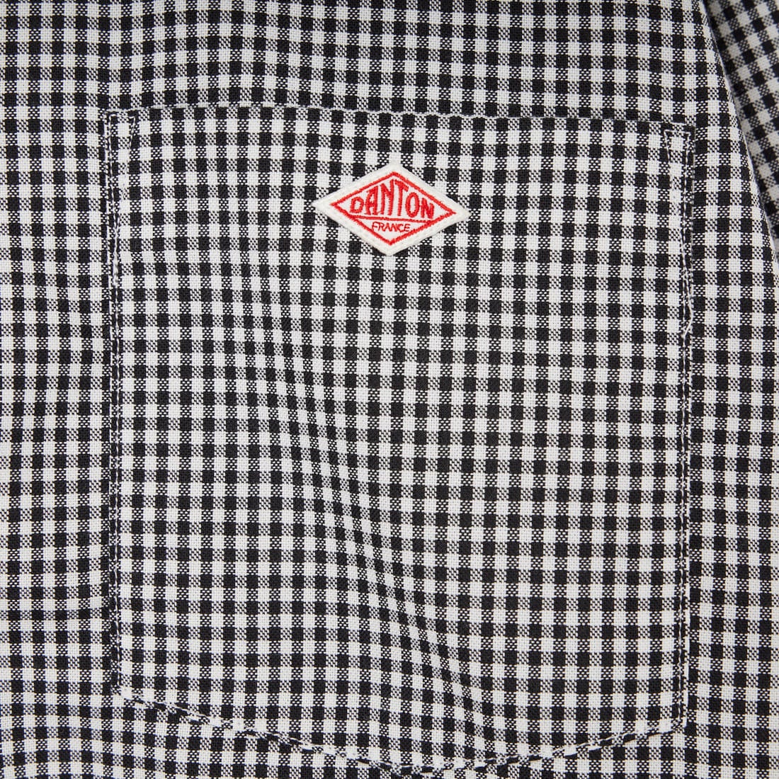 DANTON [ダントン] ドットボタン レギュラーカラー ストライプロングスリーブシャツ [DT-B0391POD] BLACK GNGM