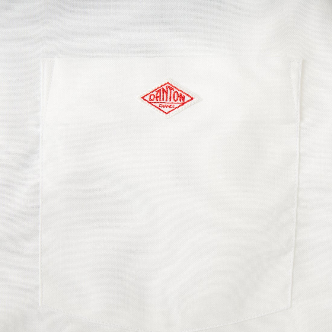 DANTON [ダントン] ドットボタン レギュラーカラー ストライプロングスリーブシャツ [DT-B0391POD] WHITE