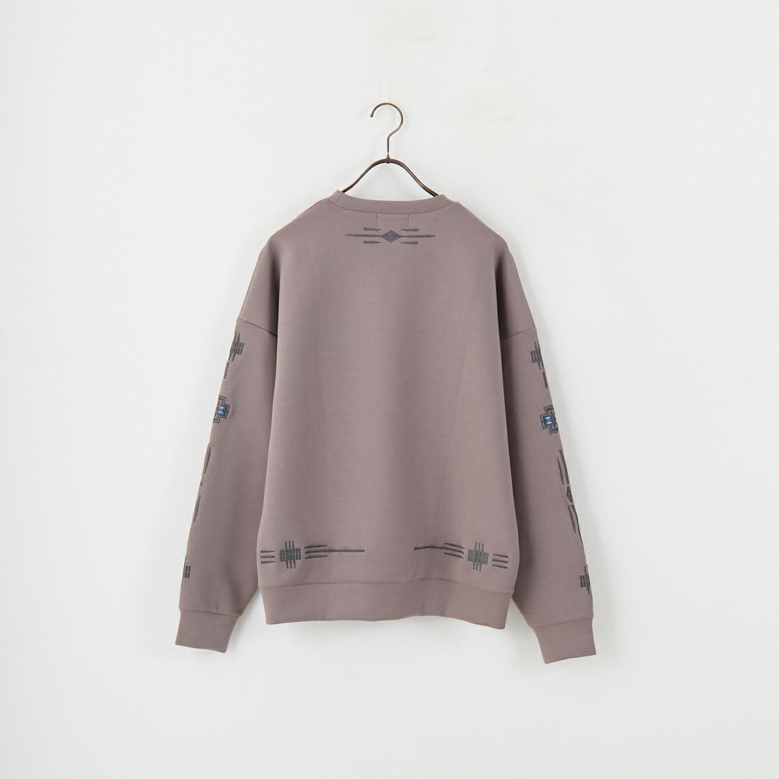 PENDLETON [ペンドルトン] 別注 ネイティブ柄 ダンボールニット クルーネックスウェット [5475-1223-JF] GREIGE