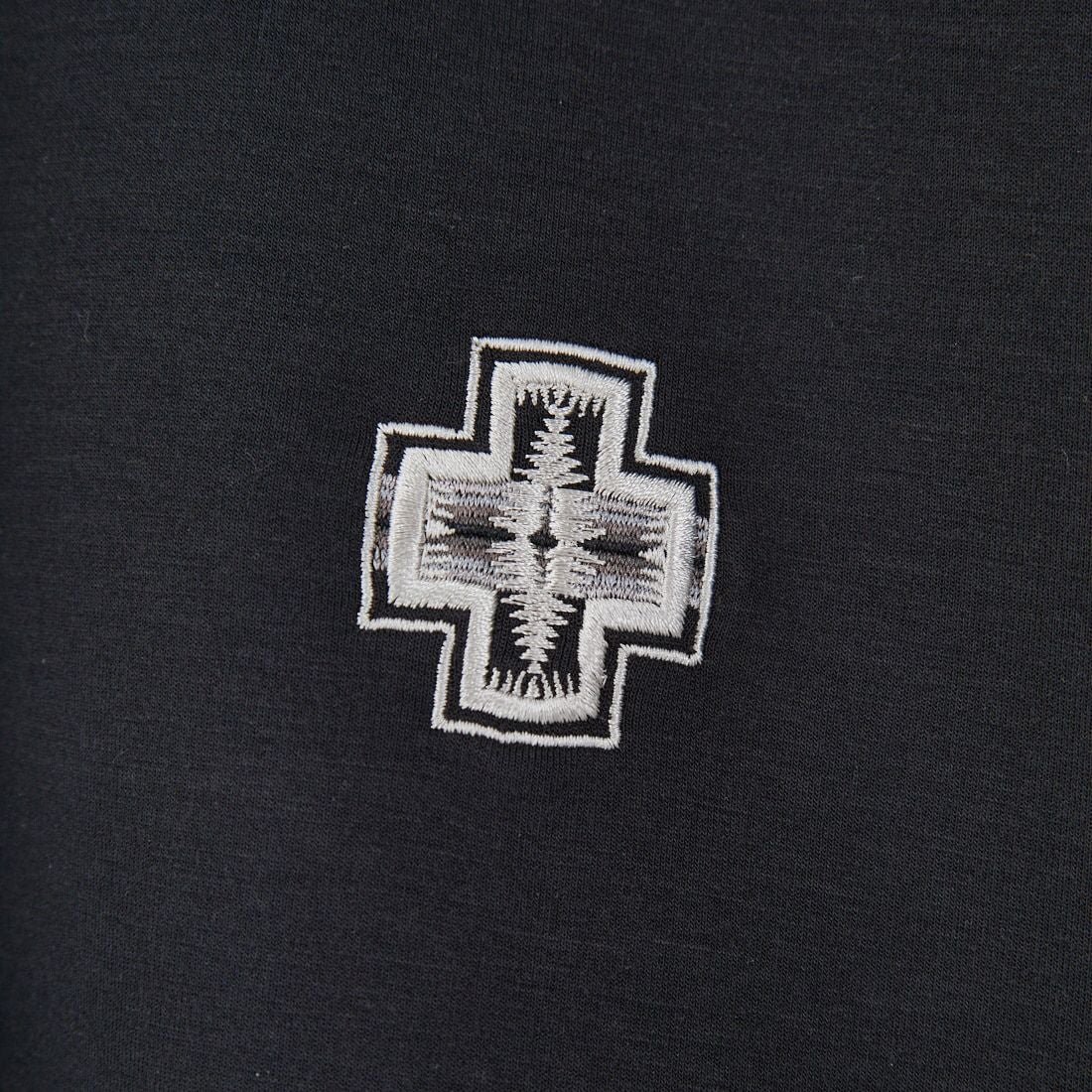 PENDLETON [ペンドルトン] 別注 ネイティブ柄 ダンボールニット クルーネックスウェット [5475-1223-JF] BLACK