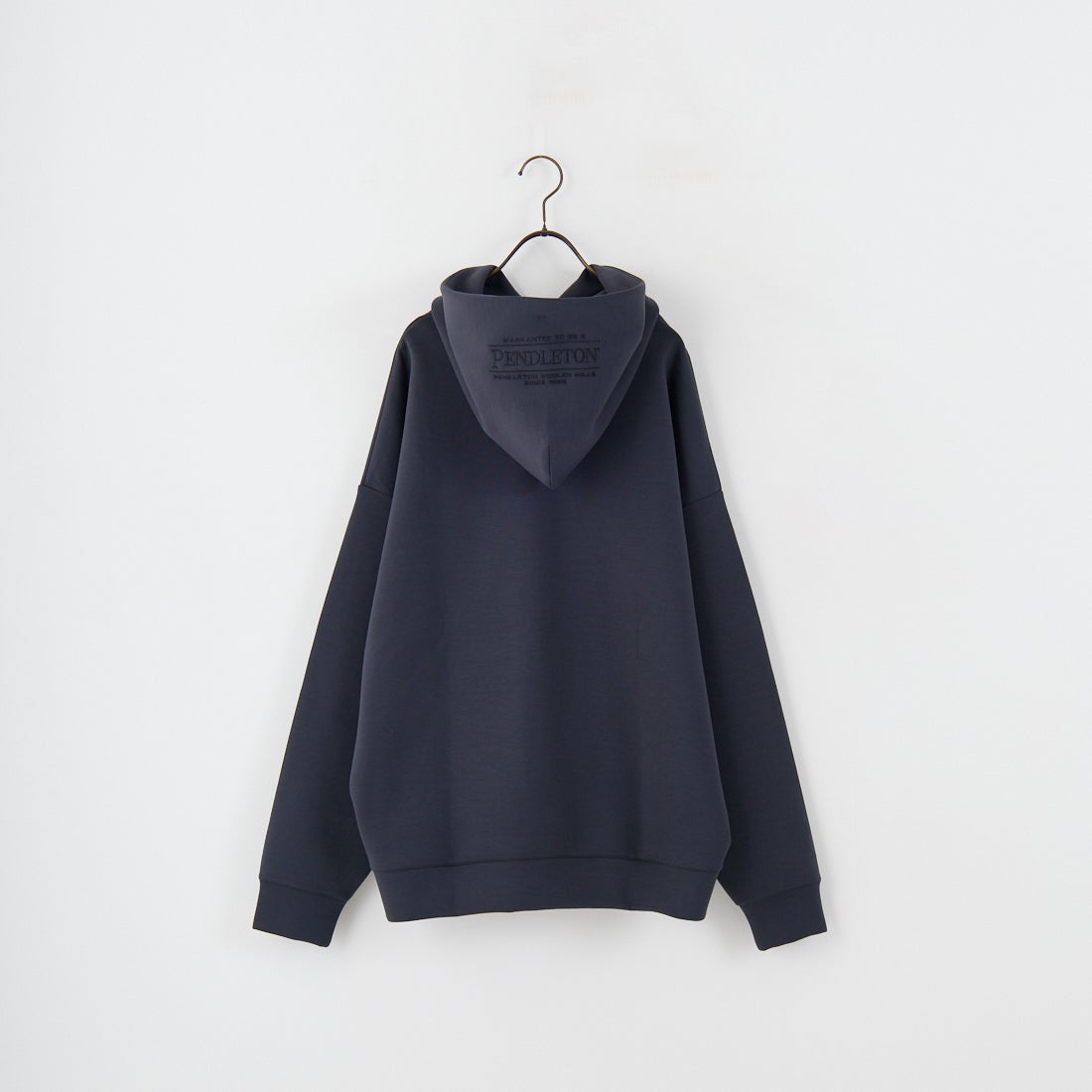PENDLETON [ペンドルトン] 別注 ネイティブ柄 ダンボールニット スウェットパーカー [5475-1224-JF] CHARCOAL