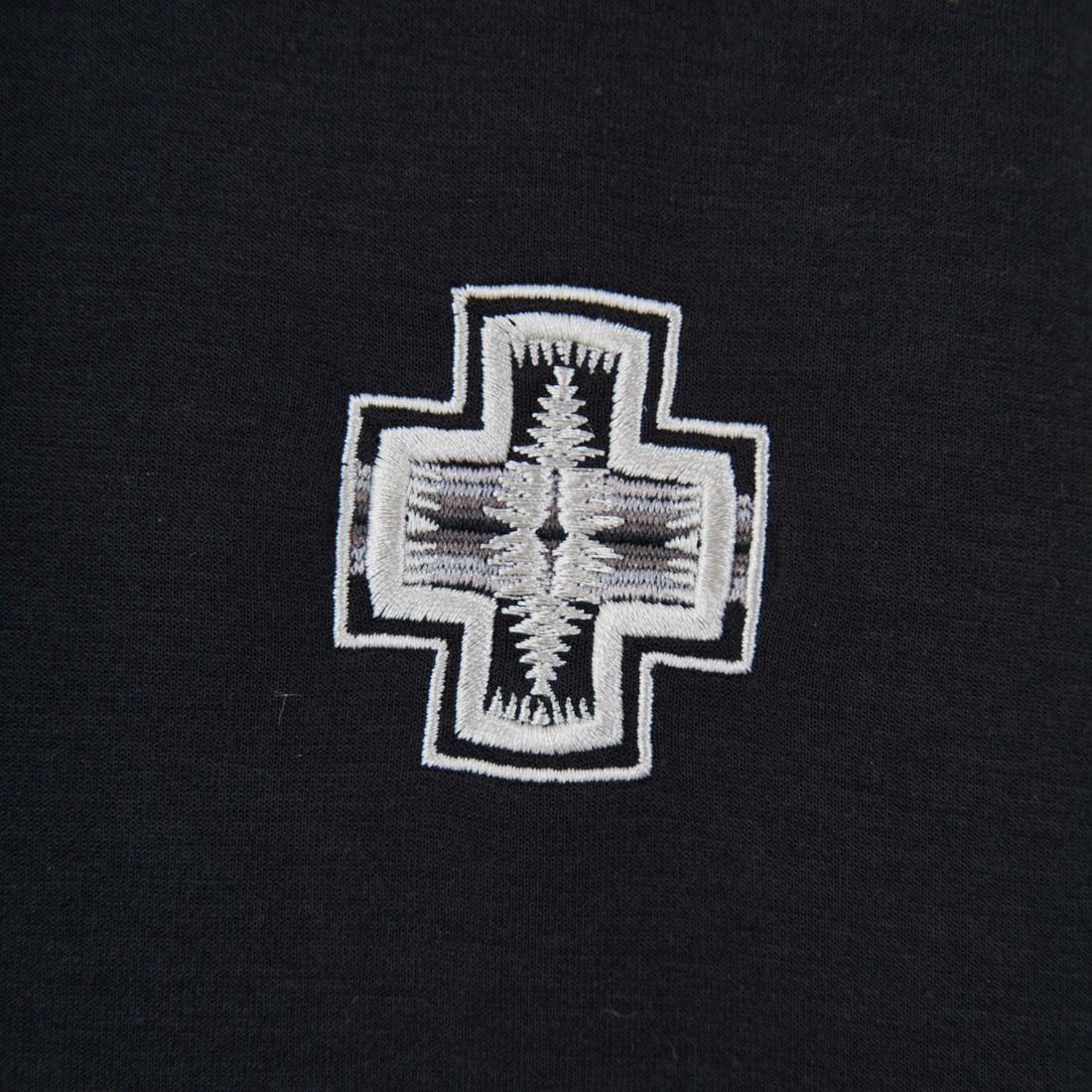 PENDLETON [ペンドルトン] 別注 ネイティブ柄 ダンボールニット スウェットパーカー [5475-1224-JF] BLACK