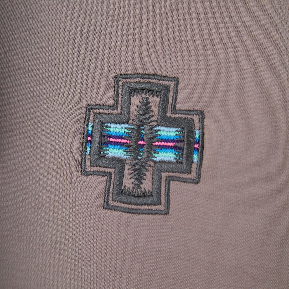 PENDLETON [ペンドルトン] 別注 ネイティブ柄 ダンボールニット スウェットパーカー [5475-1224-JF] GREIGE