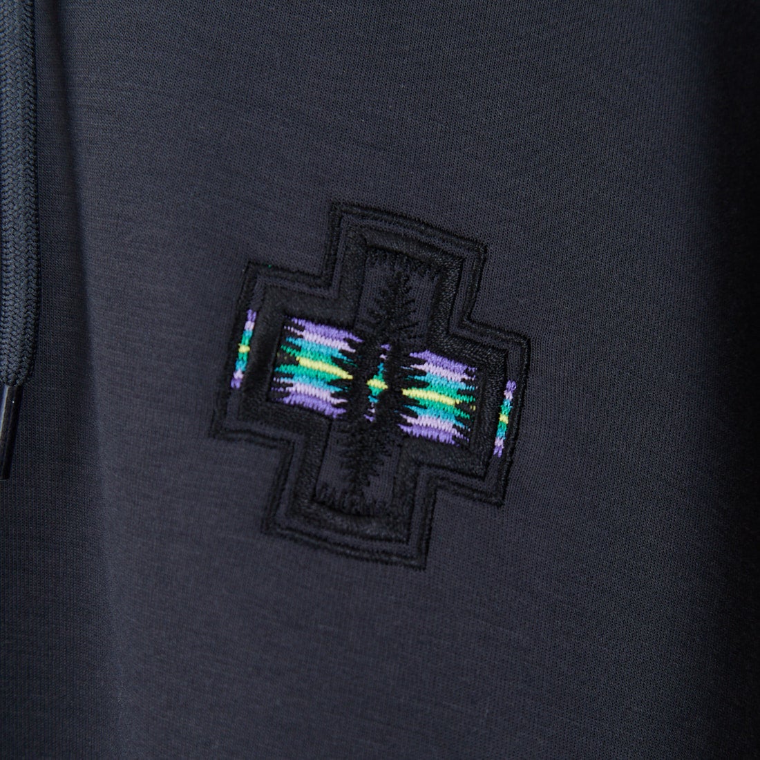PENDLETON [ペンドルトン] 別注 ネイティブ柄 ダンボールニット スウェットパーカー [5475-1224-JF] CHARCOAL