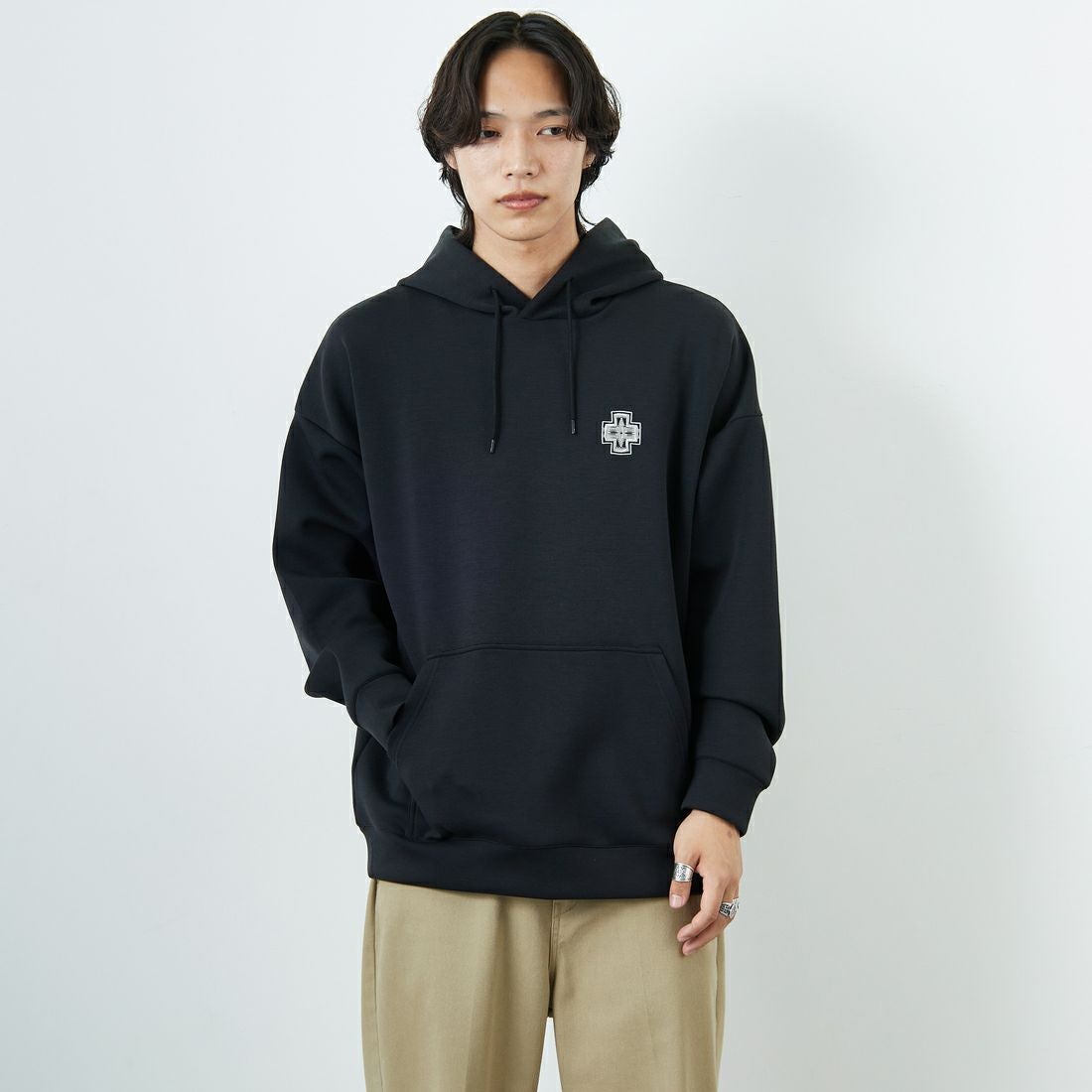 BLACK&&モデル身長：179cm 着用サイズ：XL&&