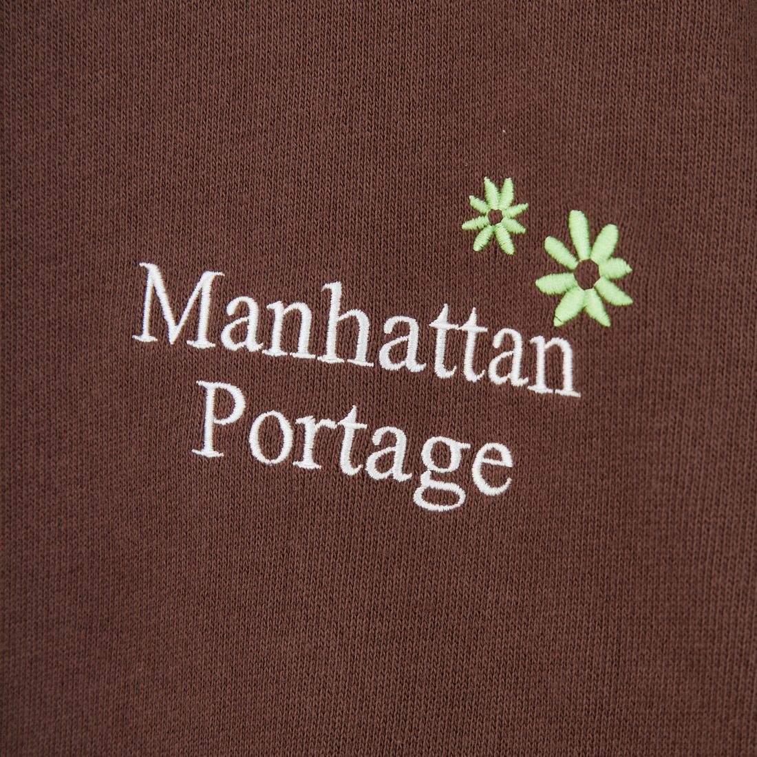 MANHATTAN PORTAGE [マンハッタンポーテージ] 別注 バックフラワープリント クルーネックスウェット [25FWMP-IN74-JF] D.BROWN