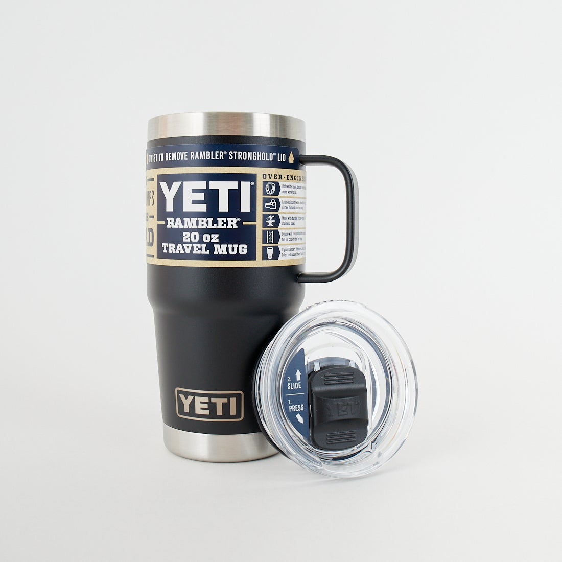 YETI [イエティ] 20oz トラベルマグ [20OZ-TRAVEL-MUG] ﾌﾞﾗｯｸ