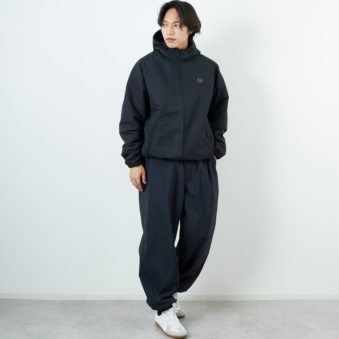 FRED PERRY [フレッドペリー] 別注 パデッドフーデッドシェル