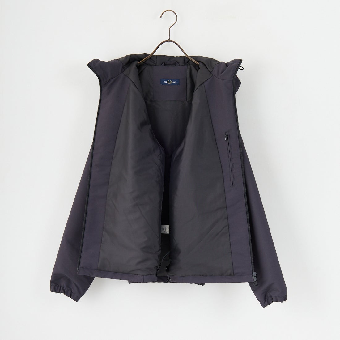 FRED PERRY [フレッドペリー] 別注 パデッドフーデッドシェルジャケット [FPM-25A-24JF] ANCOR/WARM