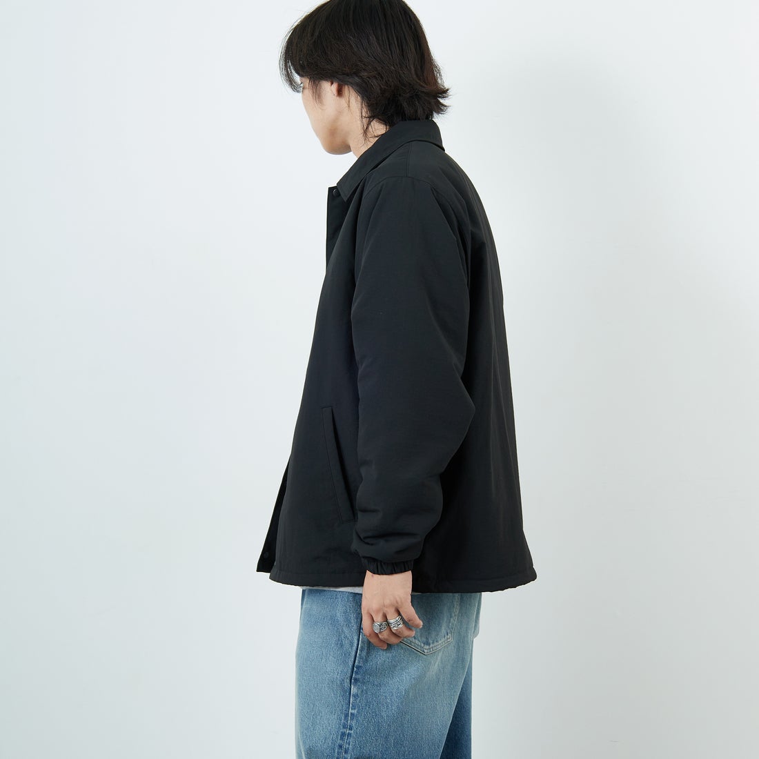 FRED PERRY [フレッドペリー] 別注 パデッドボタンスルージャケット