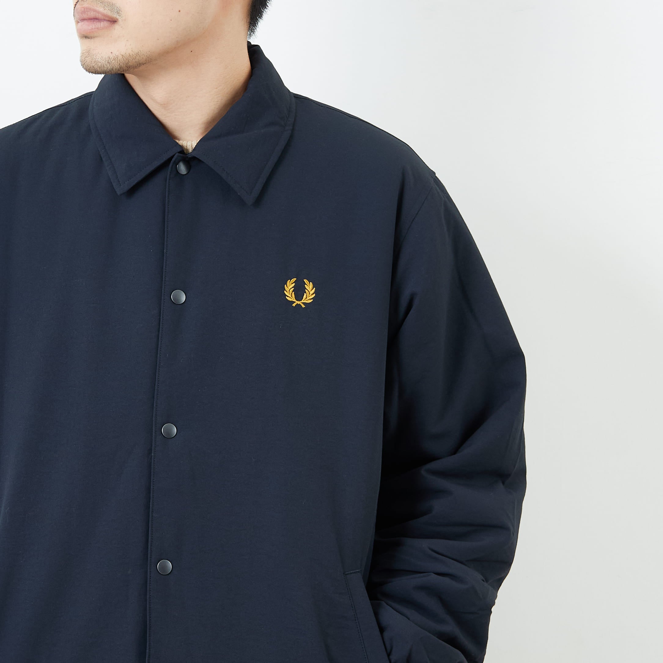 FRED PERRY [フレッドペリー] 別注 パデッドボタンスルージャケット