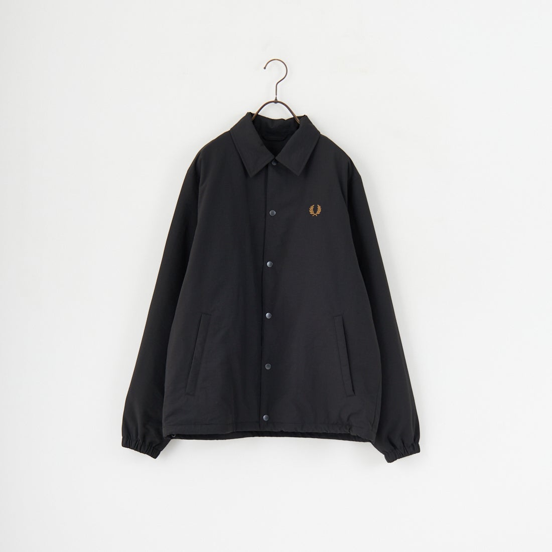 FRED PERRY [フレッドペリー] 別注 パデッドボタンスルージャケット [FPM-25A-23JF] BLK/SHADED