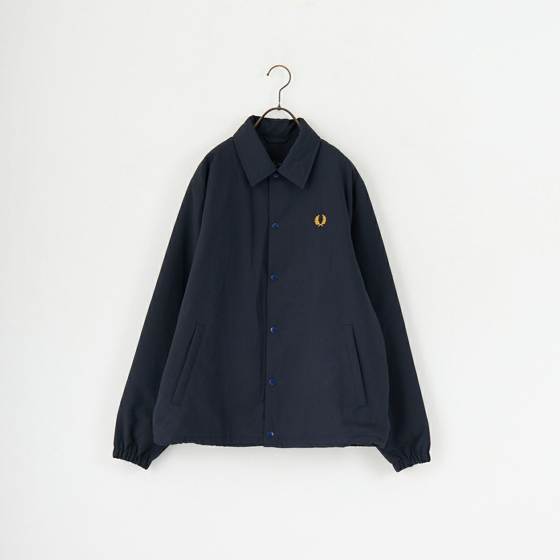 FRED PERRY [フレッドペリー] 別注 パデッドボタンスルージャケット [FPM-25A-23JF] NVY/HONEYC