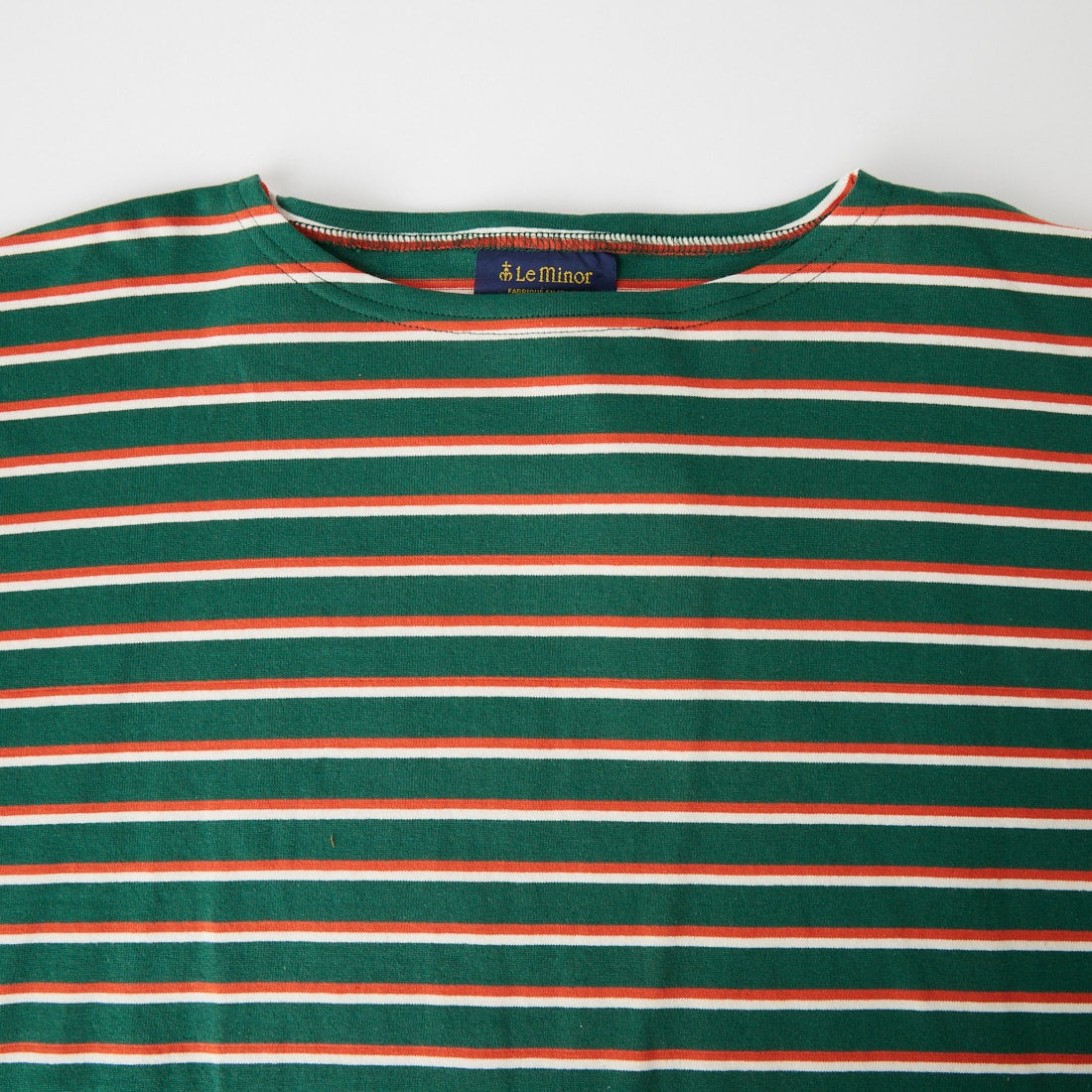 Le minor [ルミノア] ロングスリーブバスクTシャツ [20JG18304] MLT GREEN