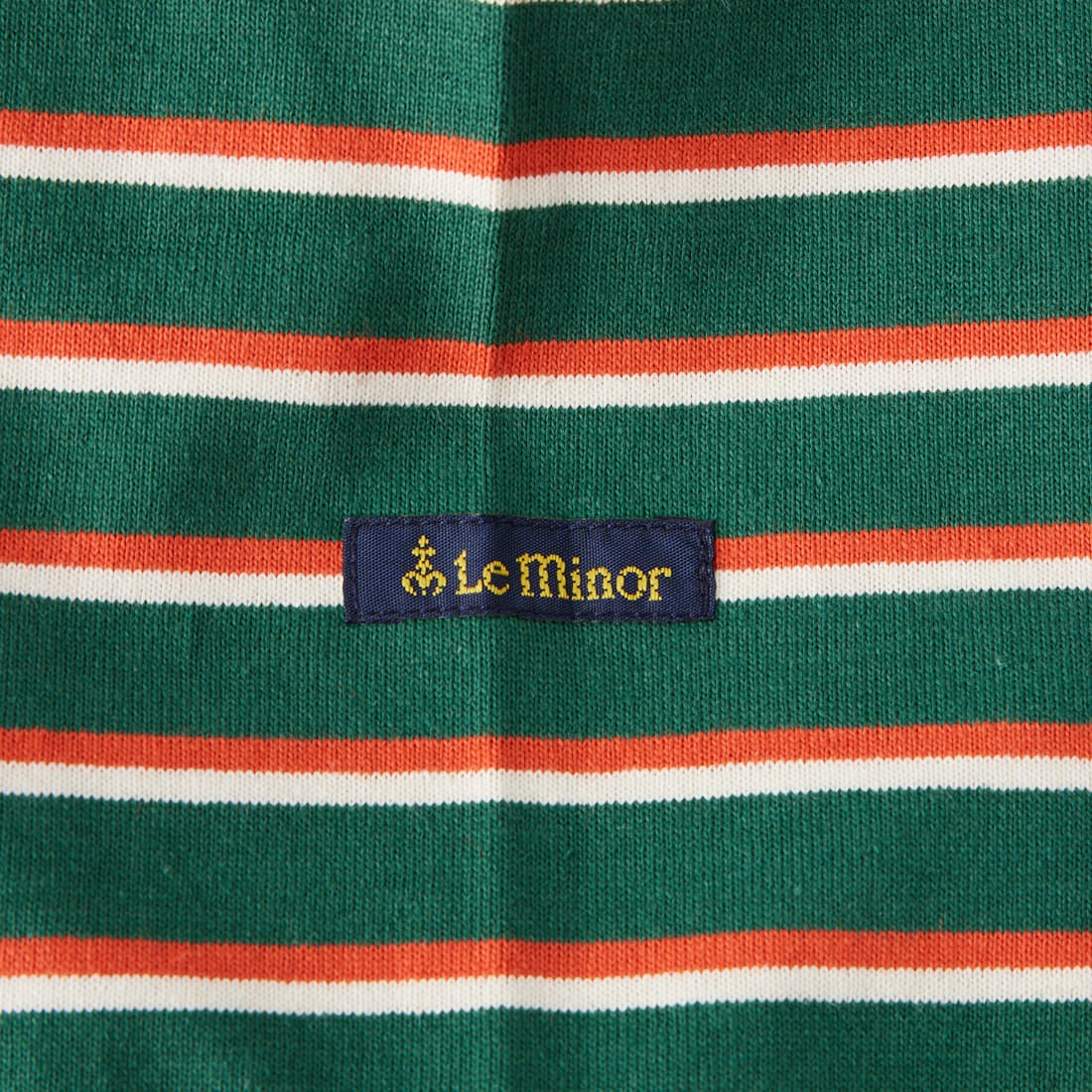 Le minor [ルミノア] ロングスリーブバスクTシャツ [20JG18304] MLT GREEN