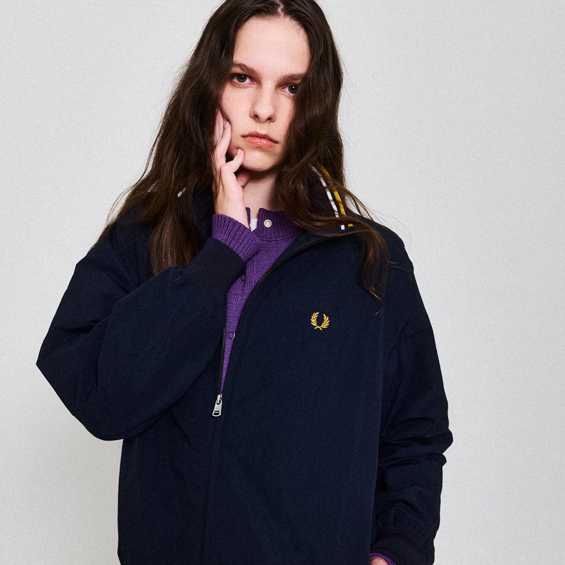 FRED PERRY [フレッドペリー] 別注 ナイロンブレンサムジャケット [FPM