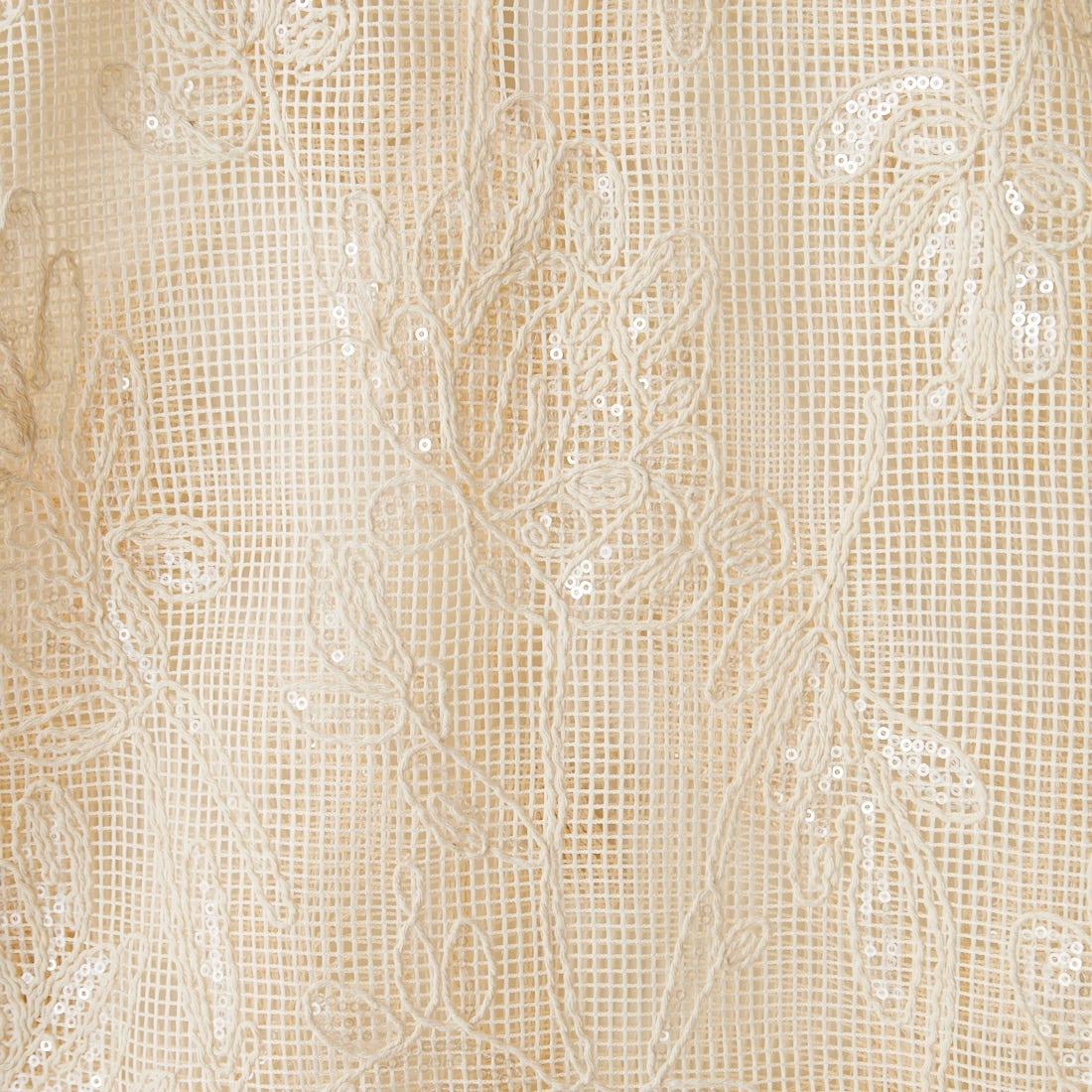 TORRAZZO DONNA [トラッゾドンナ] ボタニカルスパンコール ドルマンブラウス [6260-375] 09 IVORY